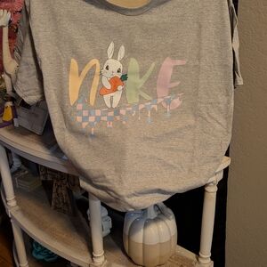 Gildan Gray Bunny Graphic Tee